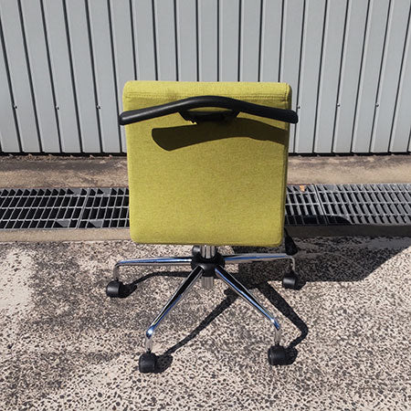 オフィスチェア ハンガー付き ニトリ W-3904-1 GR グリーン[OC-353]