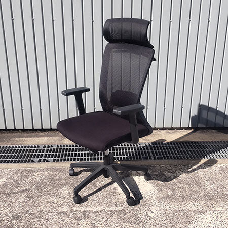 オフィスチェア ヘッドレスト・ハンガー付き FlexiSpot OC3[OC-354]