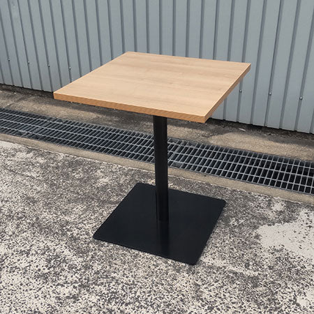 正方形カフェテーブル フック付き 幅600✕奥行600✕高さ720㎜[MT-198]