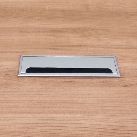 配線ボックス付きミーティングテーブル ビネイル 幅1800✕奥行800✕高さ720㎜[MT-197]