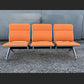 ロビーベンチ オカムラ アルブロード23A8 オレンジ[SO-046]