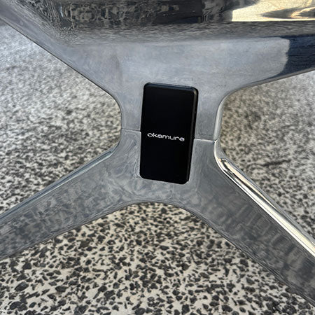 ロビーベンチ オカムラ アルブロード23A8 オレンジ[SO-046]