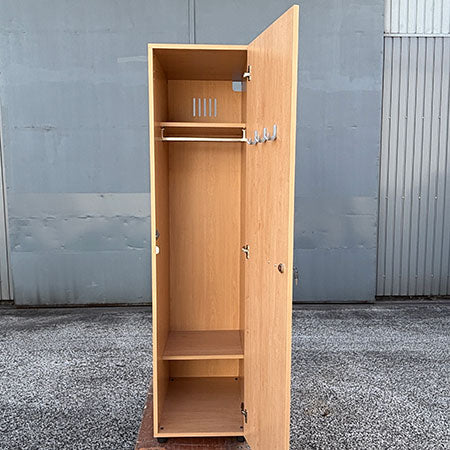 ロッカー 1名用 木製  幅450✕奥行600✕高さ1820mm[CB-095]