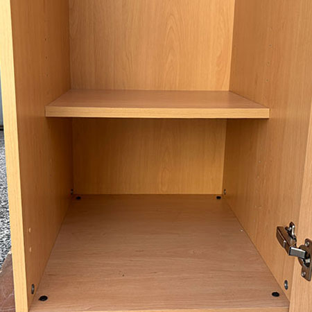 ロッカー 1名用 木製  幅450✕奥行600✕高さ1820mm[CB-095]