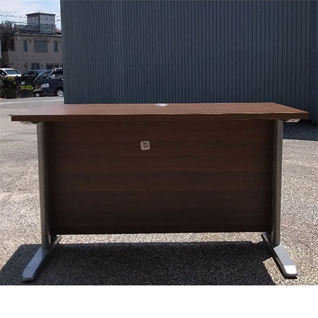 オフィスデスク DESIGNA (デザイナ) ダークウォルナット 幅1200✕奥行700✕高さ720mm [DS-094]