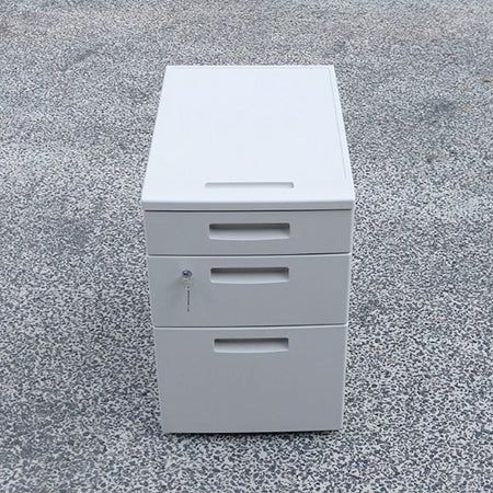 ワゴン ホワイト 3段デスクワゴン コクヨTKN-C3F1 幅390×奥行600×高さ610mm [WG-035]