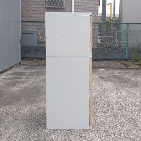 キャビネット ナチュラル 両開き 幅700✕奥行450✕高さ1150mm[CB-097]
