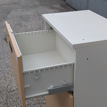 キャビネット ナチュラル 3段ラテラル 幅700✕奥行450✕高さ1110mm[CB-096]