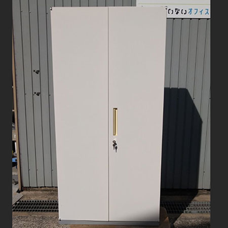 キャビネット 両開き ホワイト 幅900✕奥行450✕高さ1820mm[CB-102]