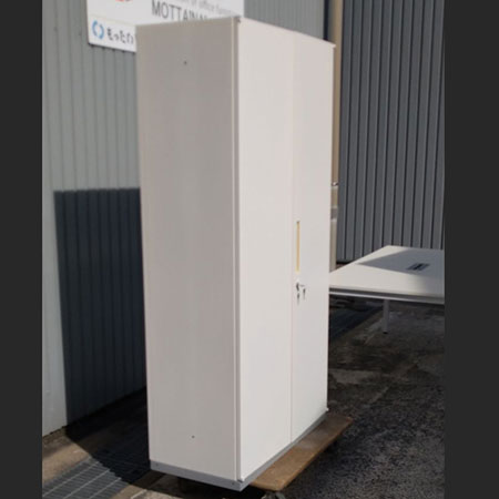 キャビネット 両開き ホワイト 幅900✕奥行450✕高さ1820mm[CB-102]