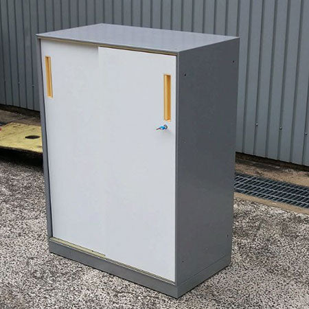 スチールキャビネット 引違い 幅800✕奥行450✕高さ1090㎜[CB-103]