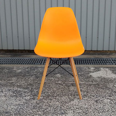 ミーティングチェア シェルチェア オレンジ[MC-217]