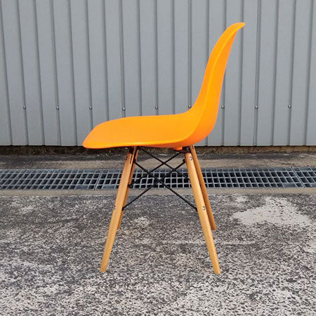 ミーティングチェア シェルチェア オレンジ[MC-217]