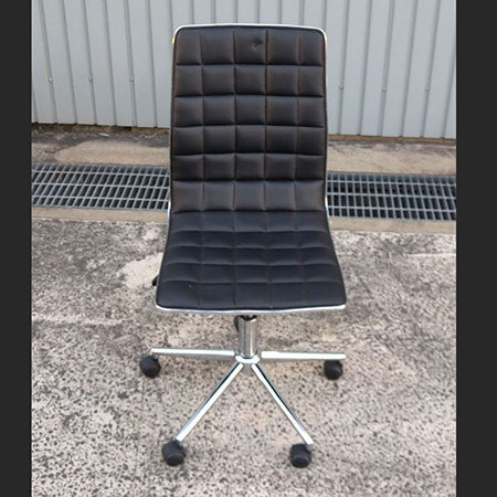 デザインチェア  オフィスチェア 100-SNC027BK ブラック [OC-327]