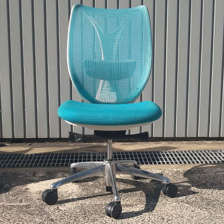 オフィスチェア okamura サブリナ ハイバック ブルー[OC-349]