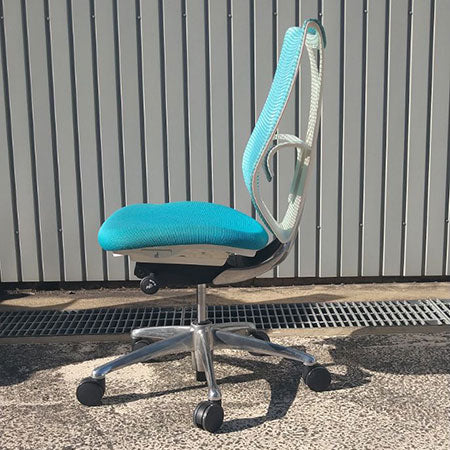 オフィスチェア okamura サブリナ ハイバック ブルー[OC-349]